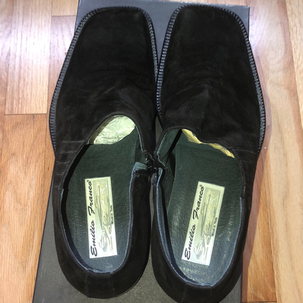 Mens Emilio Franco Suede Shoes - Picture 3 of 4